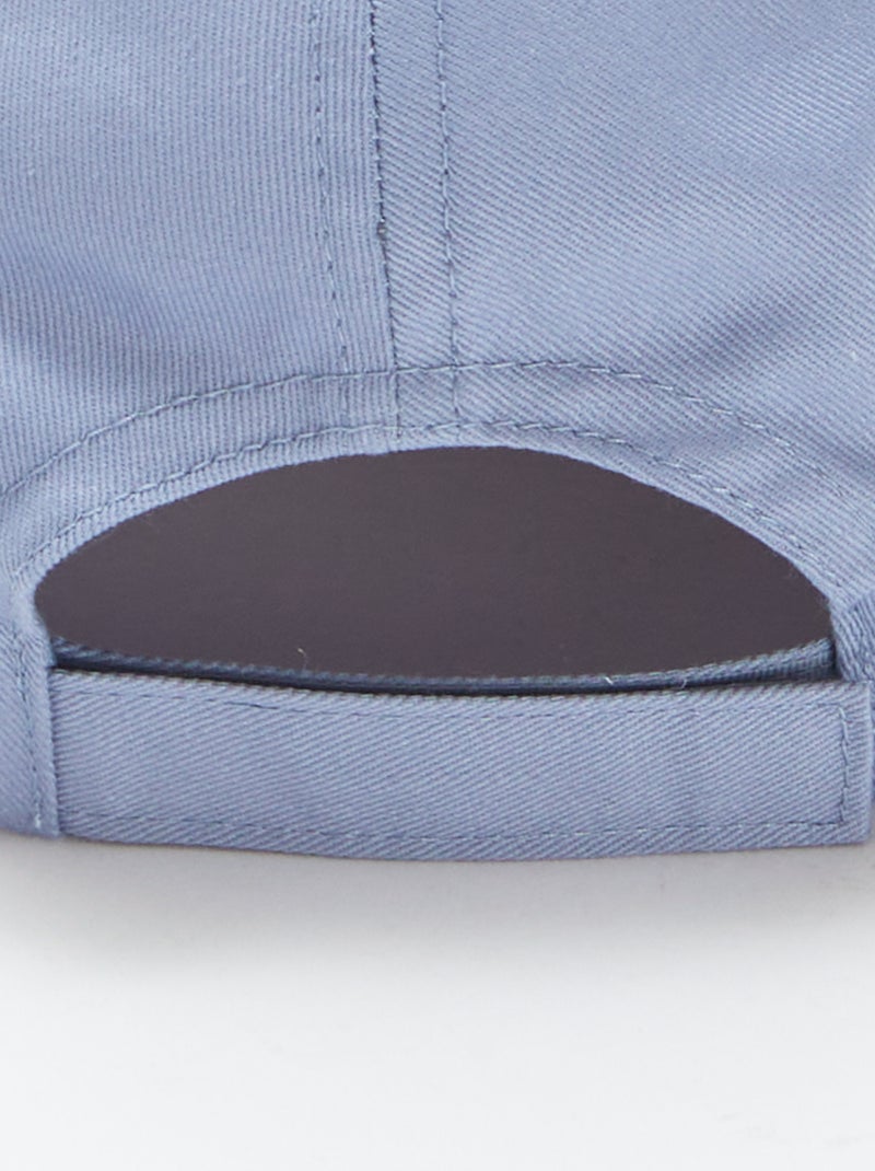 Casquette en toile avec broderies BLEU - Kiabi