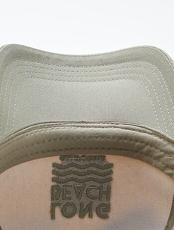 Casquette en toile avec broderies