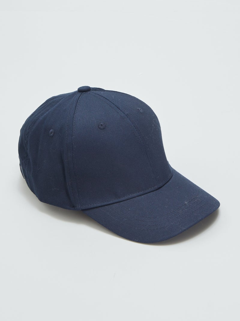 Casquette en toile Bleu - Kiabi