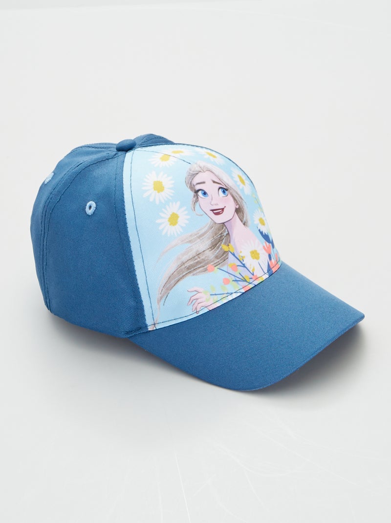 Casquette en toile 'Reine des Neiges' bleu - Kiabi
