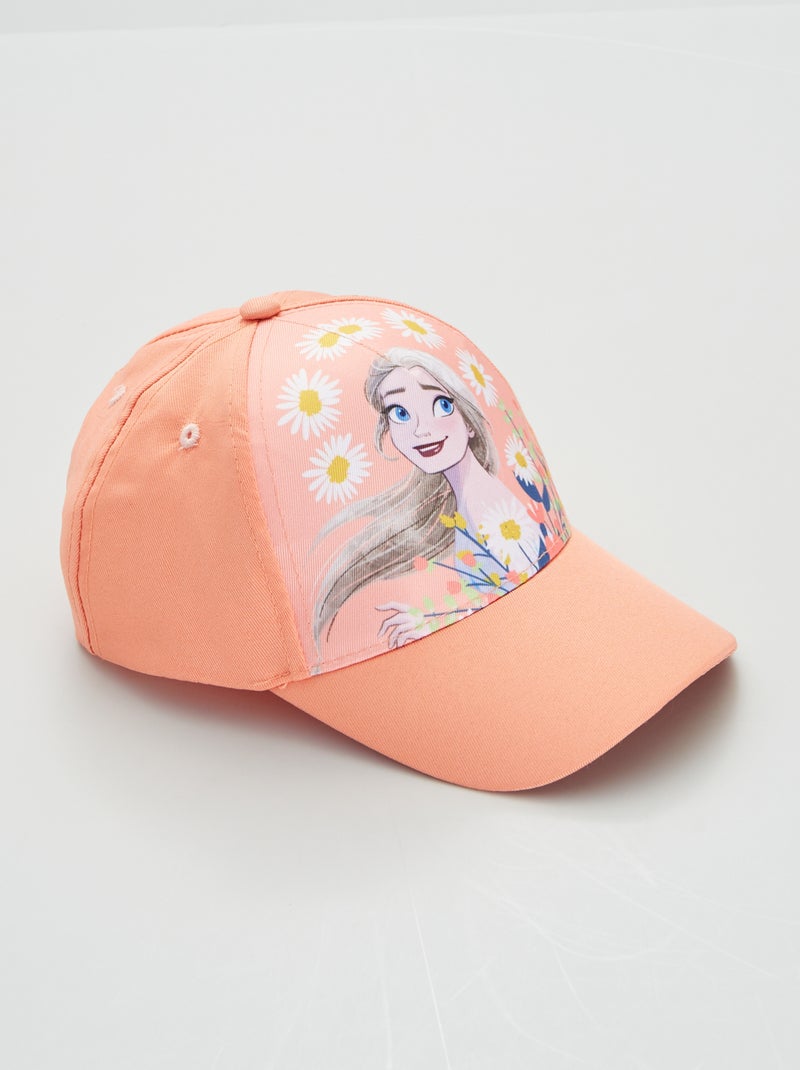Casquette en toile 'Reine des Neiges' orange - Kiabi