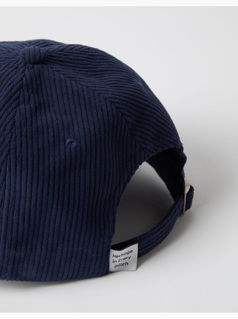 Casquette en velours côtelé, mo fashion Bleu - Kiabi