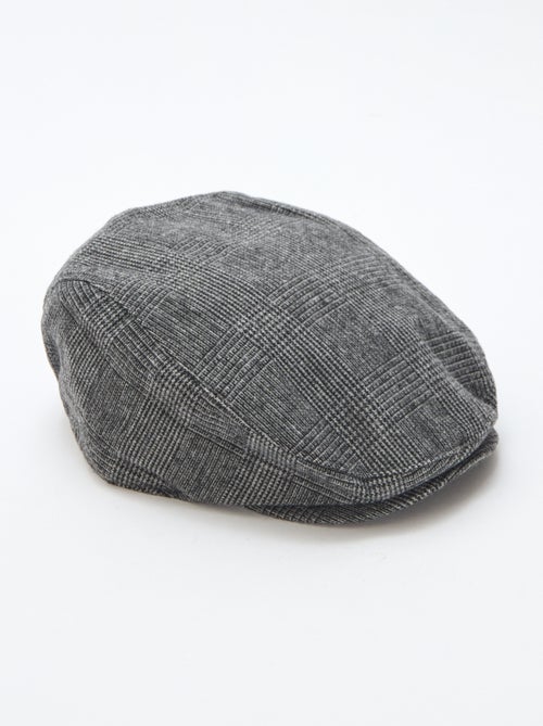 Casquette gavroche à carreaux - Kiabi