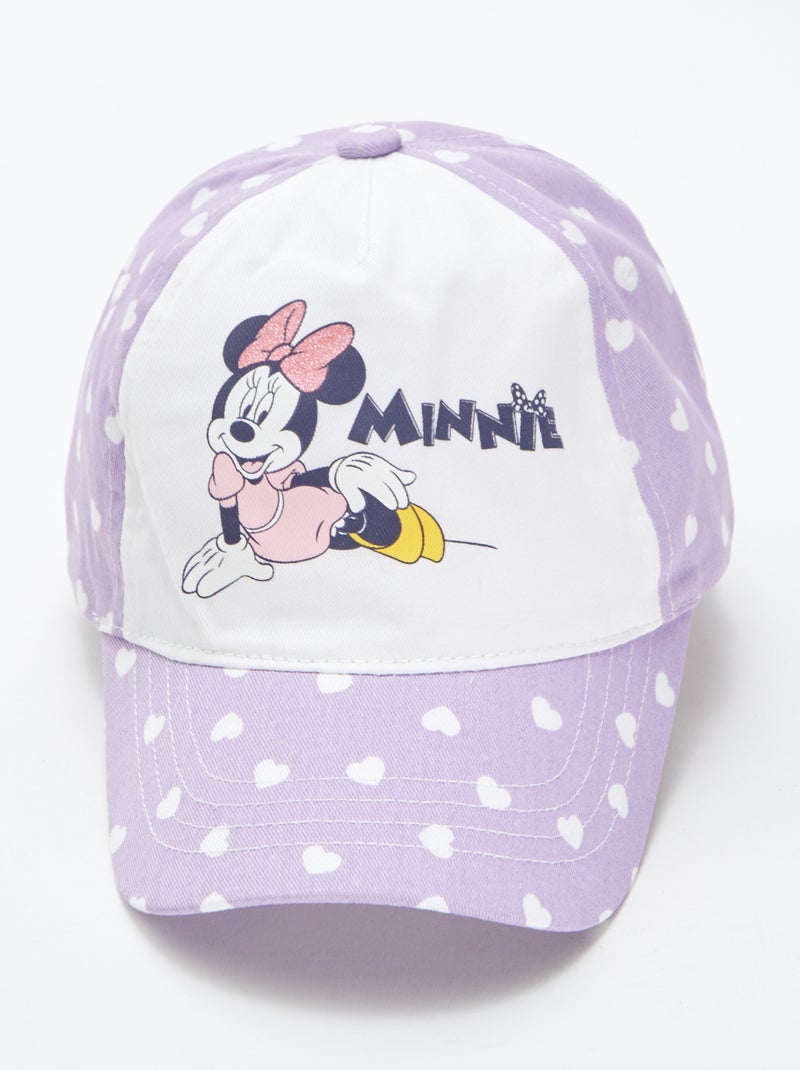 Casquette imprimé 'Minnie' Violet - Kiabi