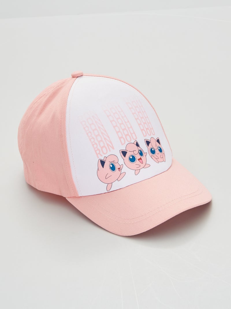 Casquette 'Pokémon' en toile Rose - Kiabi