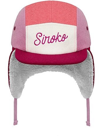 Casquette polaire avec cache-oreilles enfant lifestyle enfants flyer dark rose