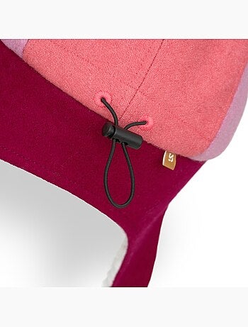 Casquette polaire avec cache-oreilles enfant lifestyle enfants flyer dark rose