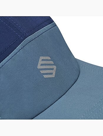 Casquette running 5-panneaux fitness homme et femme sprint cobalt