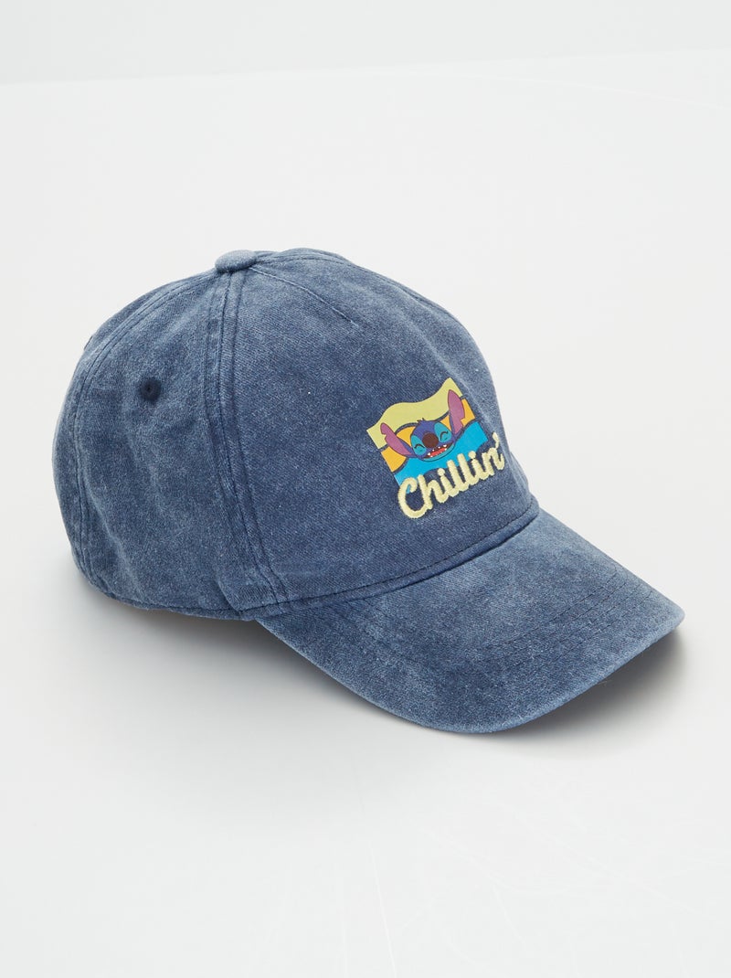 Casquette 'Stitch' - Mixte jean - Kiabi