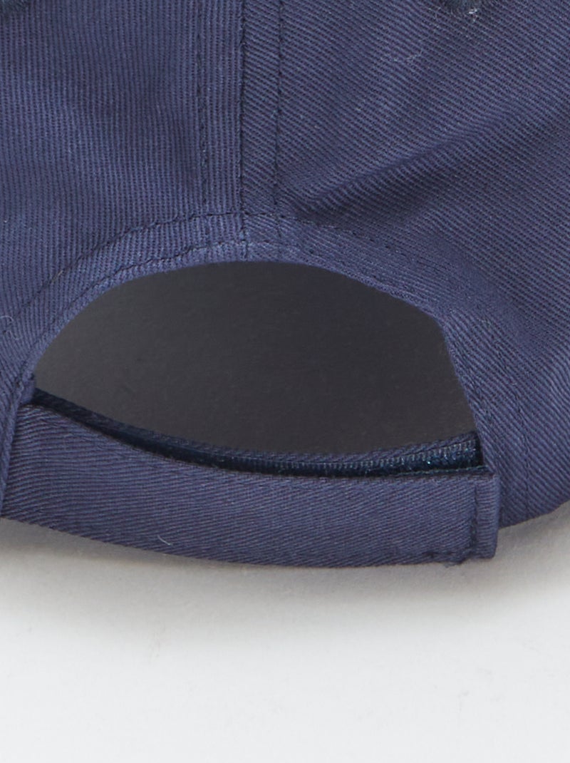 Casquette style baseball unie Noir - Kiabi