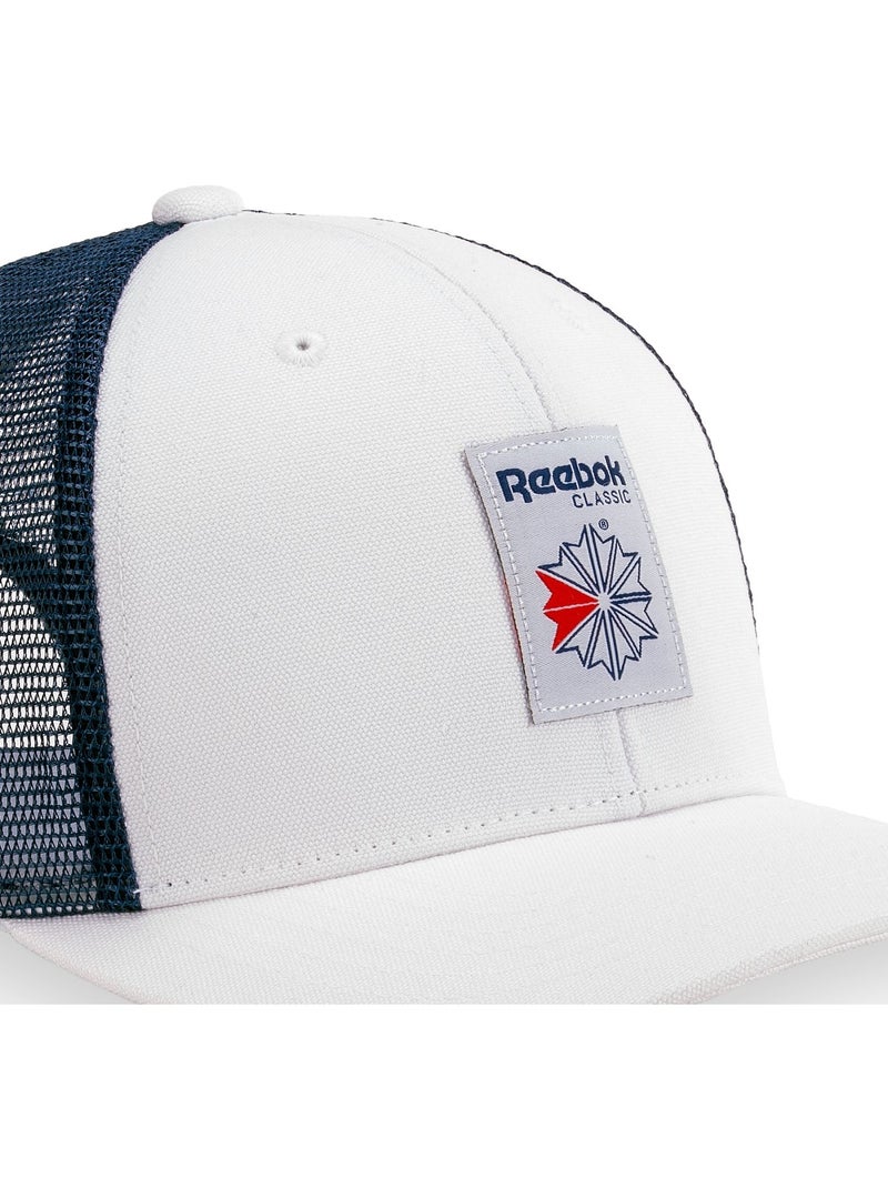 Casquette trucker avec filet et patch vector cap reebok Blanc - Kiabi
