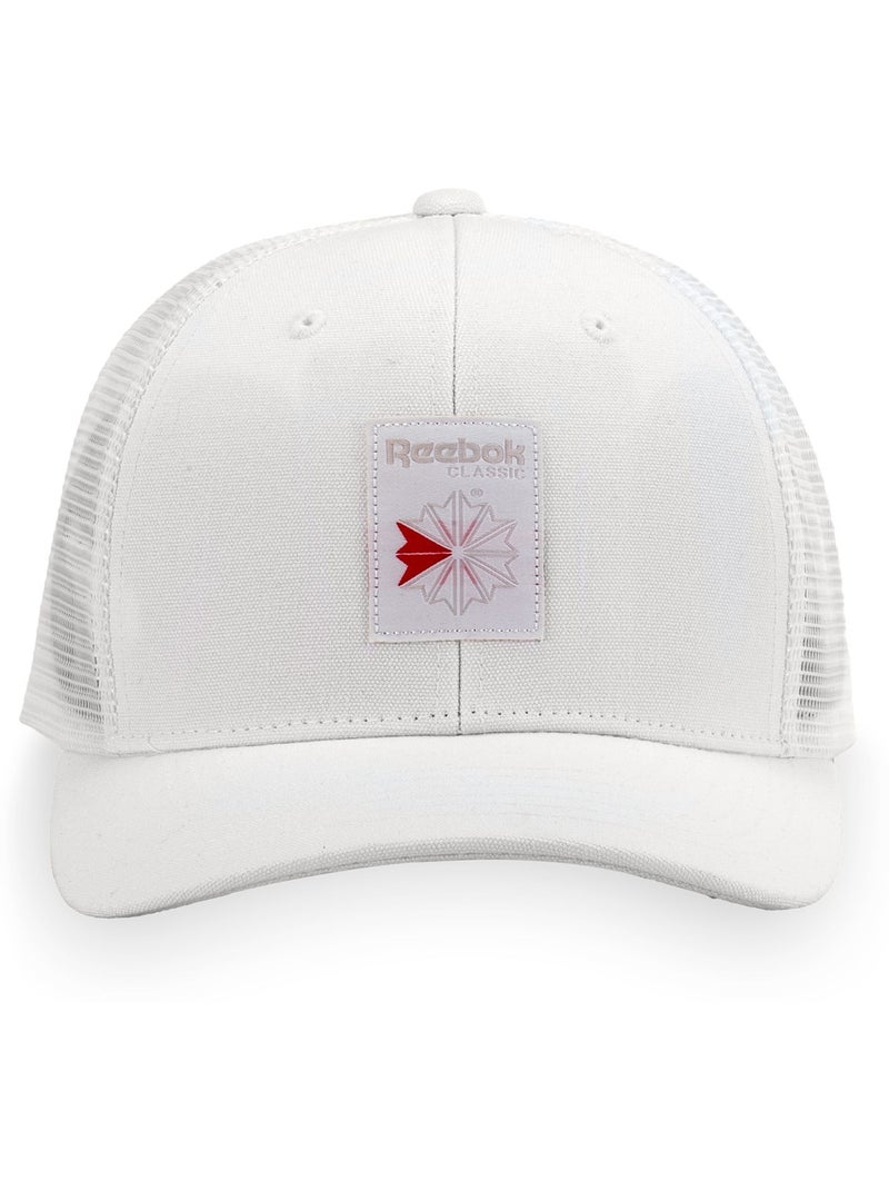 Casquette trucker avec filet et patch vector cap reebok Blanc - Kiabi