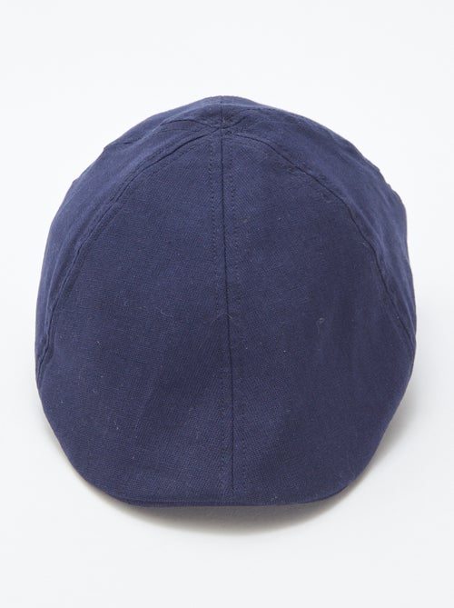 Casquette type gavroche effet lin - Kiabi
