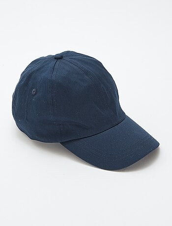 Casquette uni en coton