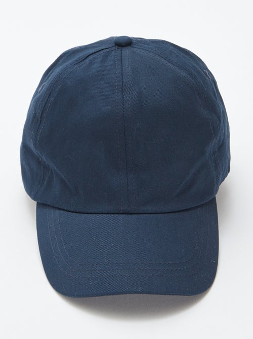 Casquette uni en coton - Kiabi