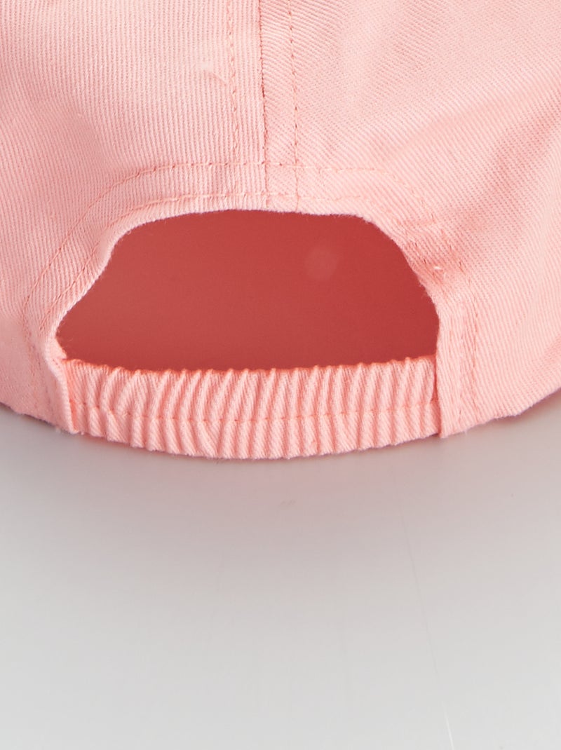 Casquette unie Rose - Kiabi