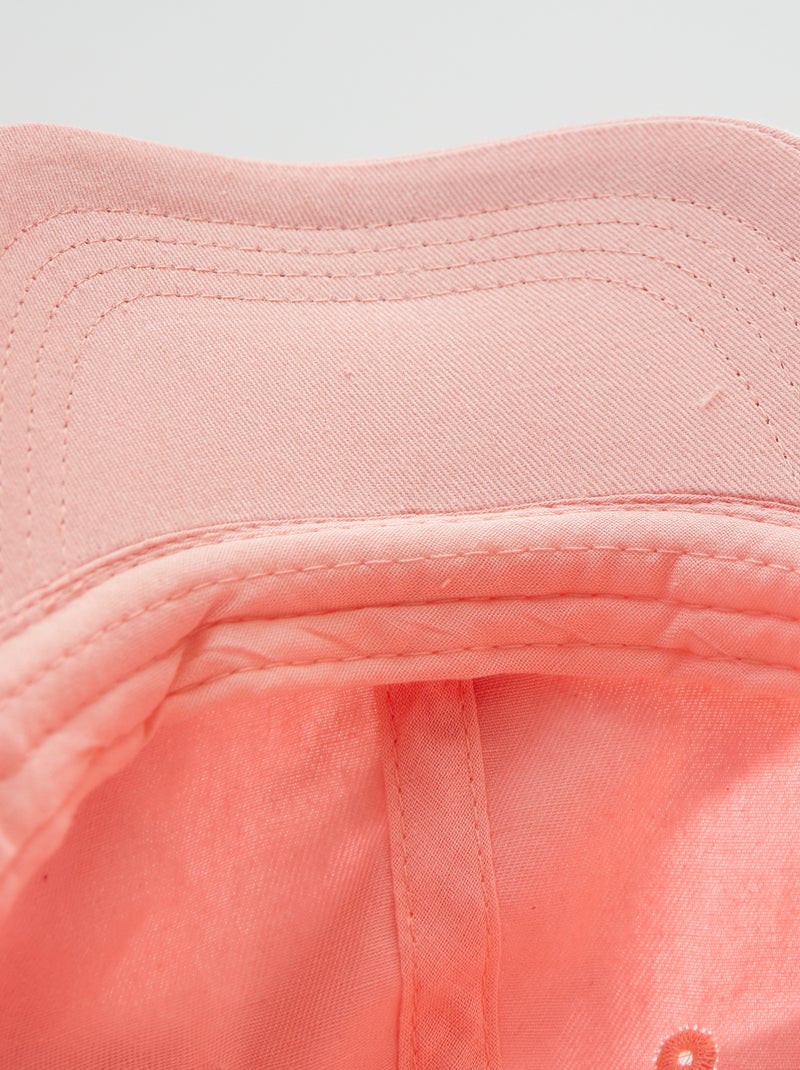 Casquette unie Rose - Kiabi