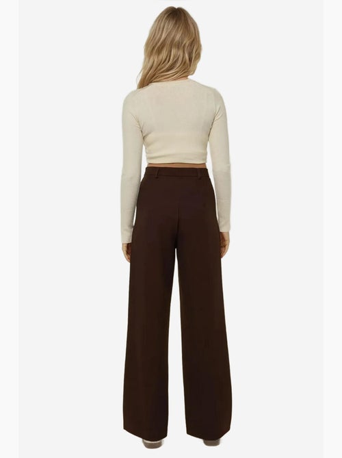 Casual broek met wijde pijpen hiccup - Kiabi