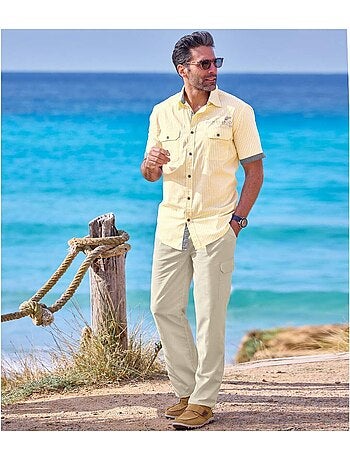 Grijze casual cargobroek - atlas for men