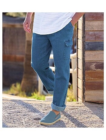 Casual cargobroek van spijkerstof - atlas for men