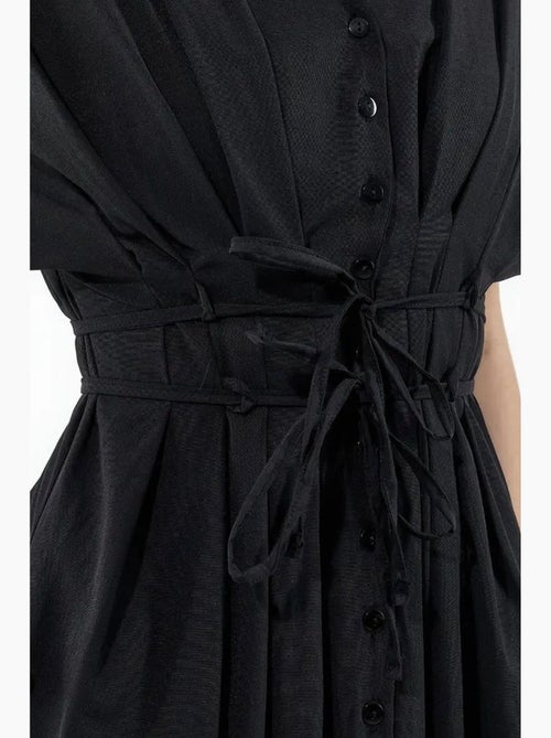 Casual midi-overhemdjurk met v-hals busem - Kiabi Casual midi-overhemdjurk met v-hals busem - Kiabi