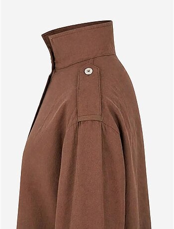 Casual overhemdblouse met mandarijnkraag mixray