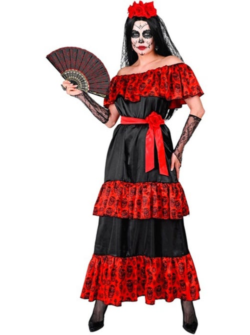 Catrina-kostuum voor Día de los Muertos (Dag van de Doden) - Kiabi