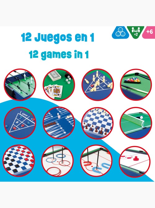 Cb games table de billard multijeux 12 en 1 - Kiabi Cb games table de billard multijeux 12 en 1 - Kiabi