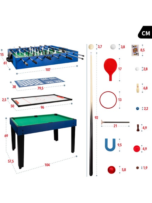 Cb games table de billard multijeux 12 en 1 - Kiabi Cb games table de billard multijeux 12 en 1 - Kiabi