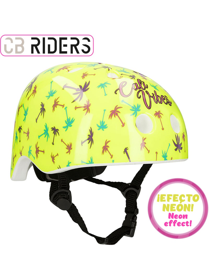 Cb riders neongele kinderhelm N.v.t. - Kiabi