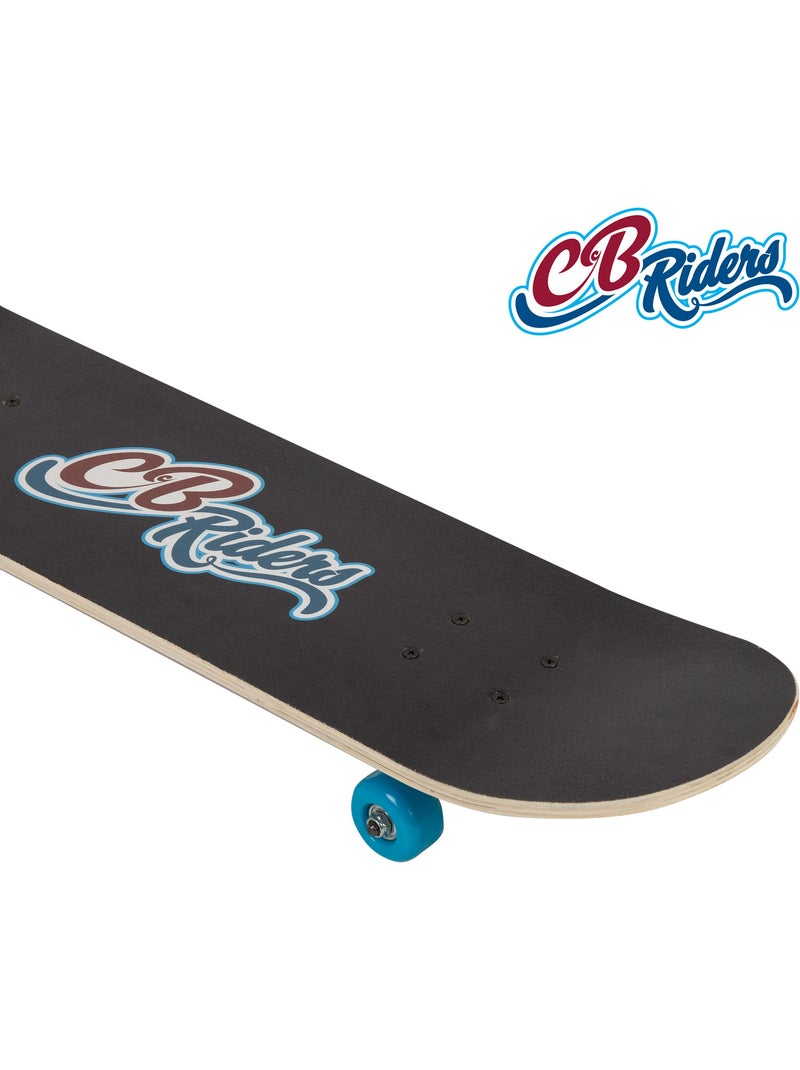 Cb riders retro 80's hits houten skateboard met aluminium as 79x20 cm N.v.t. - Kiabi