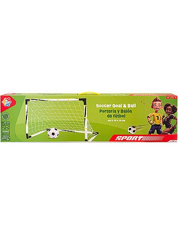 Cb toys opvouwbaar voetbaldoel met bal en pomp