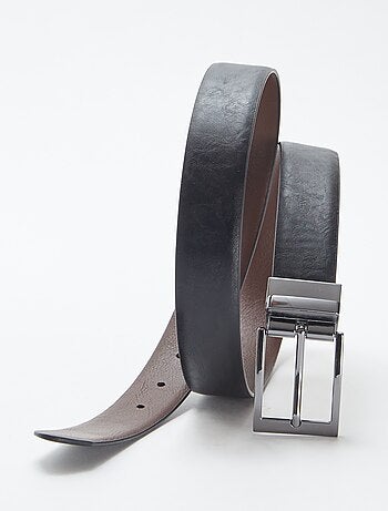 Ceinture à boucle réversible
