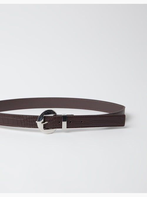 Ceinture à effet crocodile, mo fashion - Kiabi