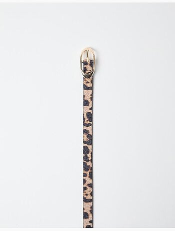 Ceinture à motif animal, mo fashion