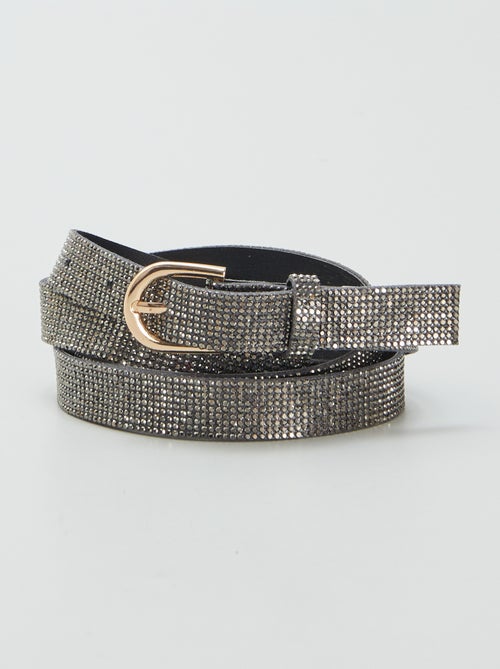 Ceinture à strass - Kiabi