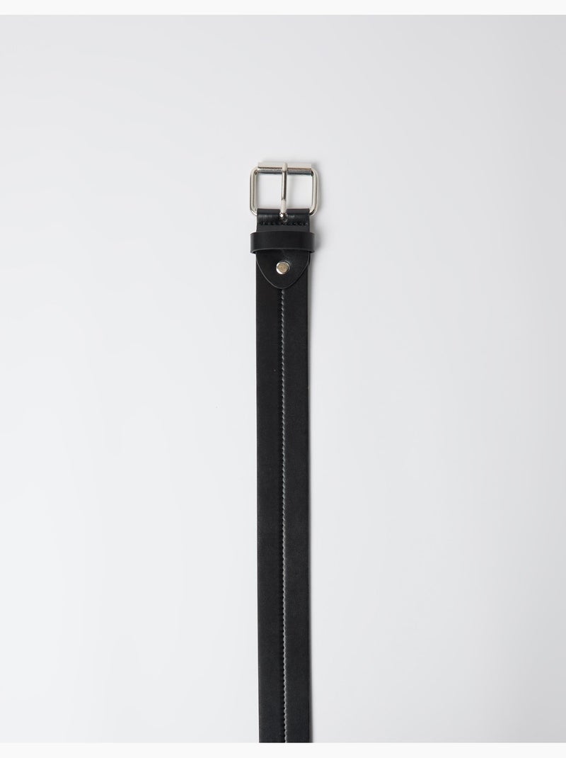 Ceinture avec surpoint, mo fashion Noir - Kiabi