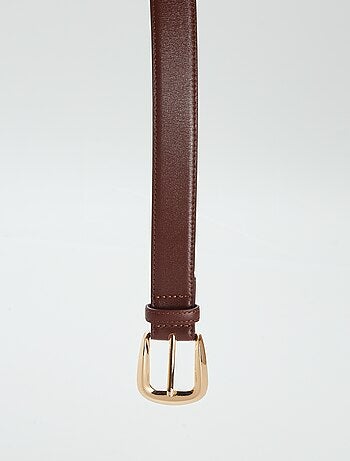 Ceinture basique en cuir