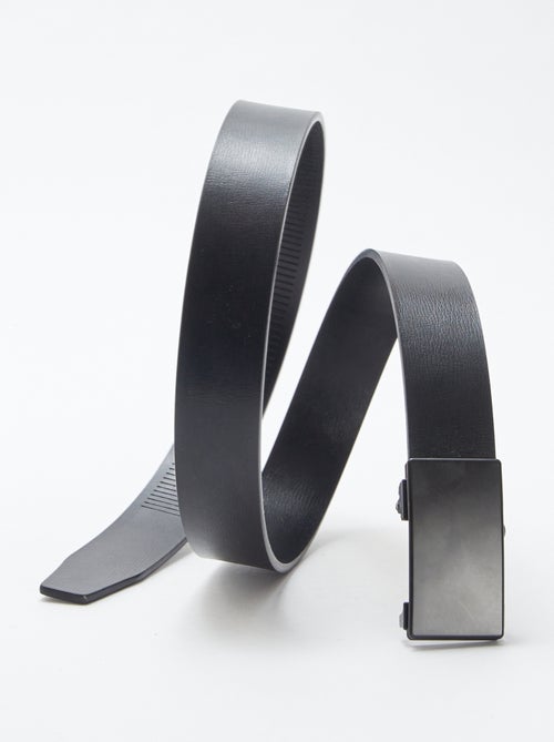 Ceinture basique noire - Kiabi