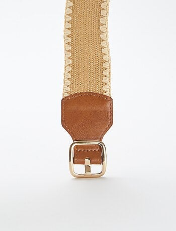 Ceinture bimatière style bohème