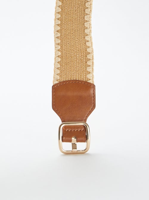 Ceinture bimatière style bohème - Kiabi