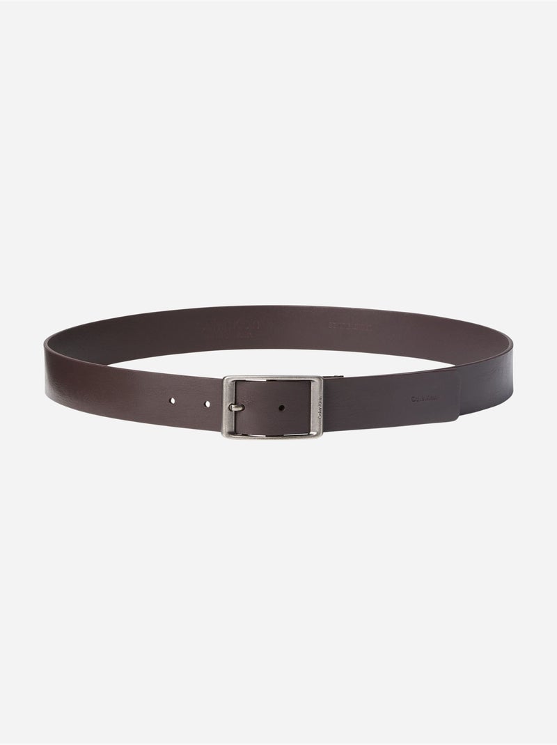 Ceinture boucle ardillon - calvin klein Marron foncé - Kiabi