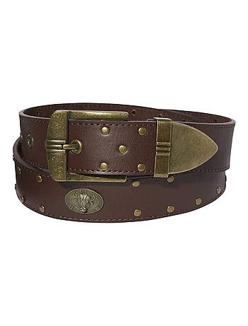 Ceinture Cloûtée en Croûte de cuir - ATLAS FOR MEN