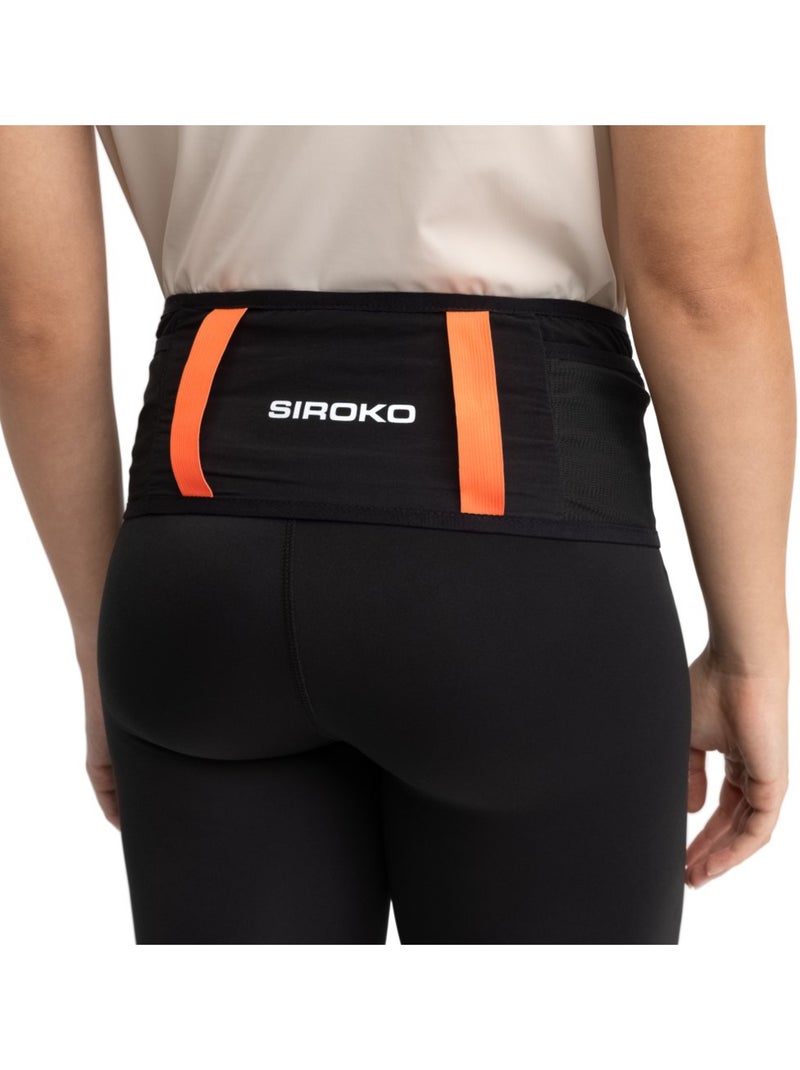 Ceinture d’hydratation trail running randonnée homme et femme kerry Noir - Kiabi