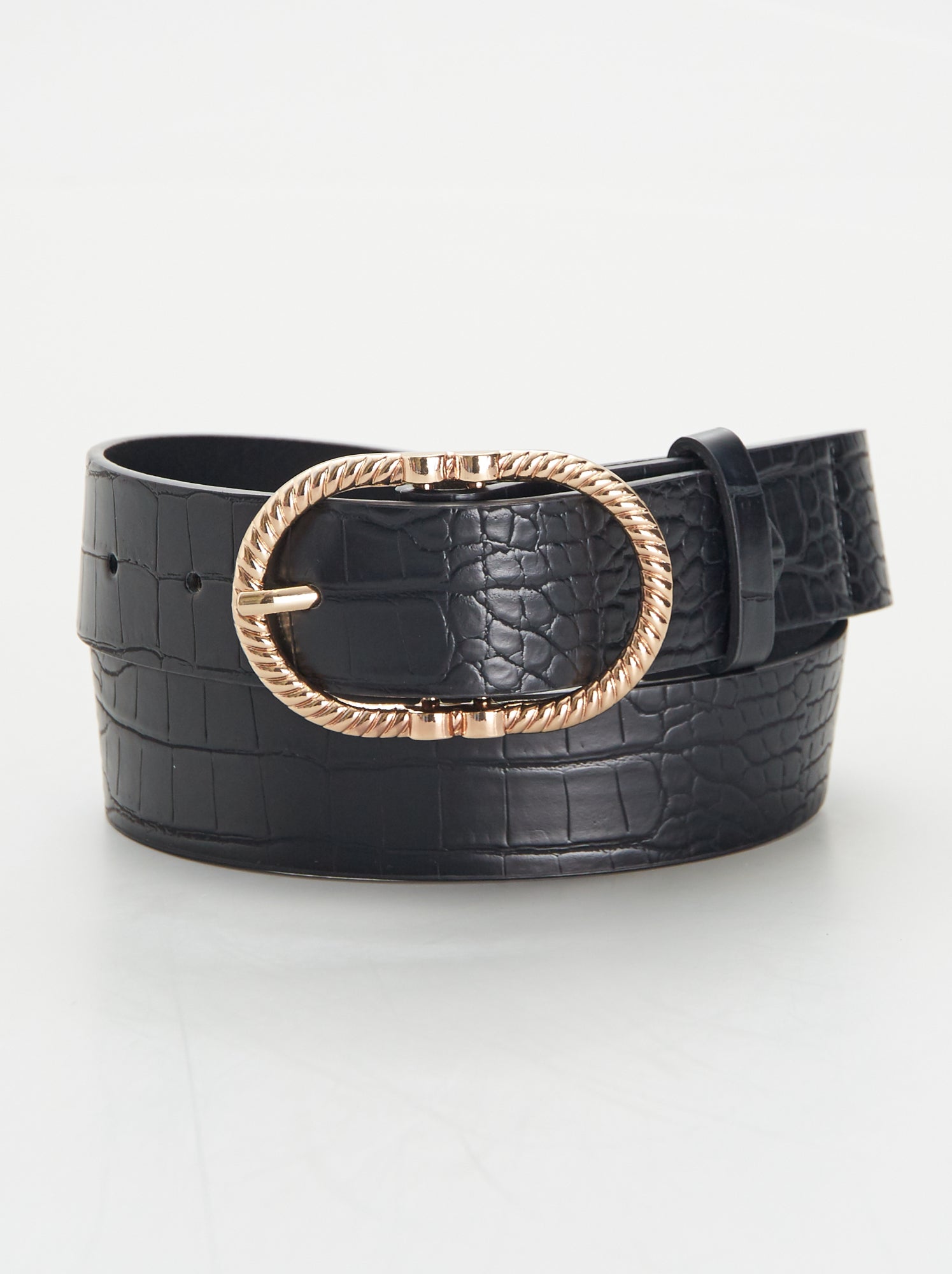 Ceinture effet croco