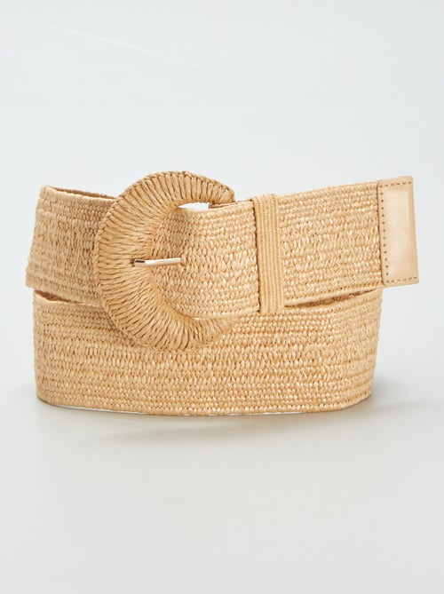 Ceinture effet paille - Kiabi