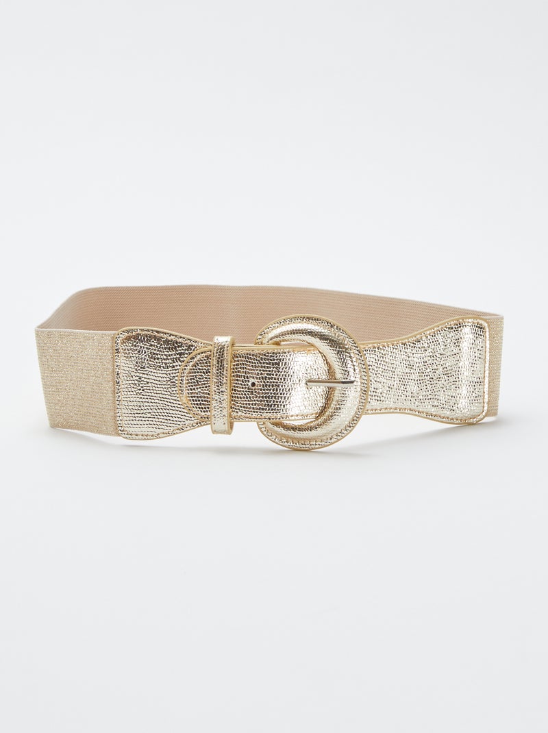 Ceinture élastiquée Doré - Kiabi