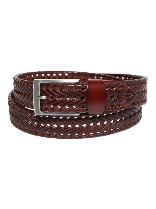 Ceinture en Croûte de Cuir Tressée - ATLAS FOR MEN - Kiabi Ceinture en Croûte de Cuir Tressée - ATLAS FOR MEN - Kiabi