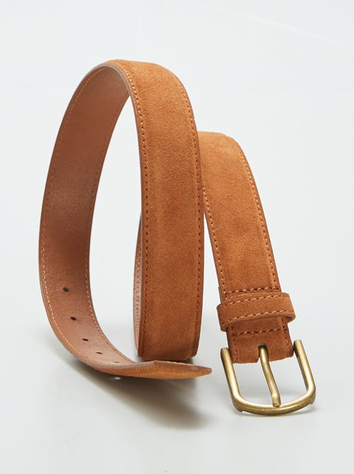 Ceinture en cuir - Kiabi