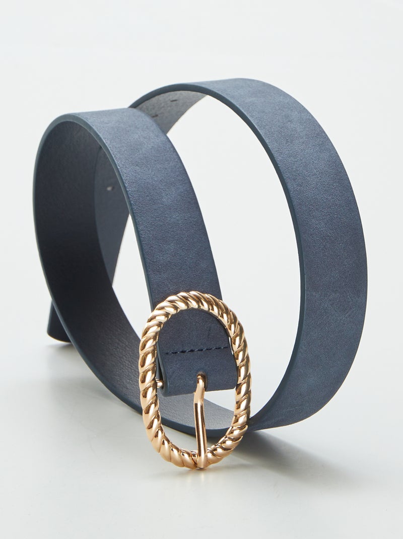 Ceinture en simili Bleu - Kiabi